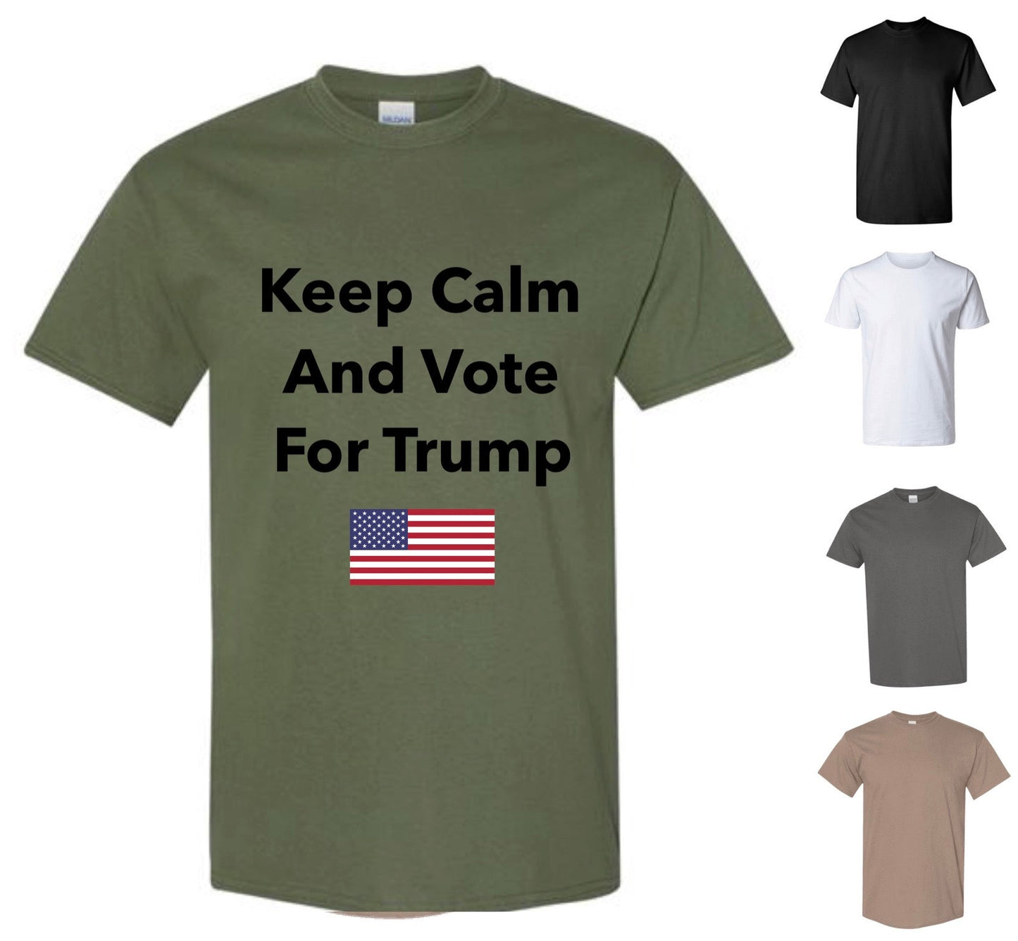 Keep Calm And Vote For Trump T-Shirt — Free Shipping