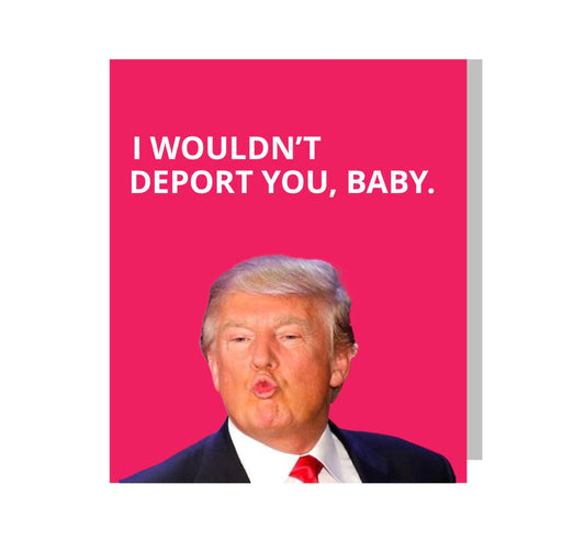 Trump Valentine's Day Greeting Card (FREE Shipping)