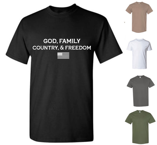 God, Family, Country & Freedom (FREE Shipping)