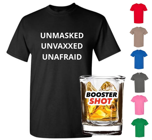 Unmasked, Unvaxxed, And Unafraid (with FREE Booster & FREE Shipping)