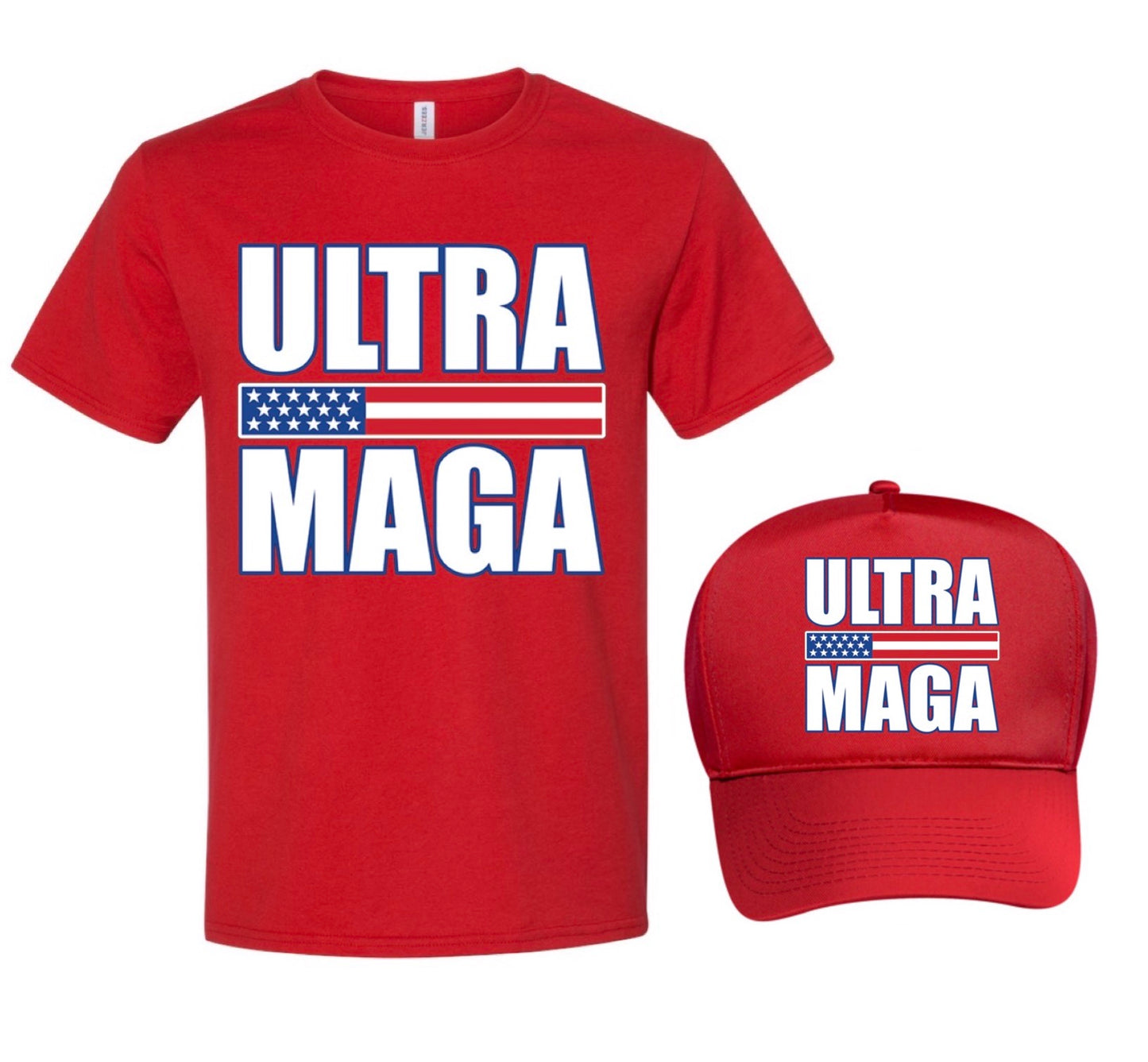 Ultra MAGA T-shirt + Hat — 4th of July Bundle