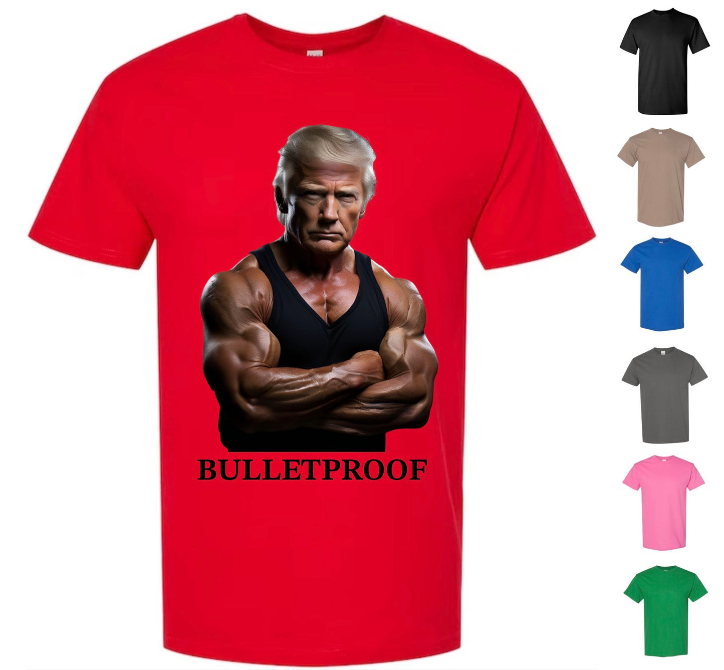 Bulletproof Trump T-Shirt — Free Shipping