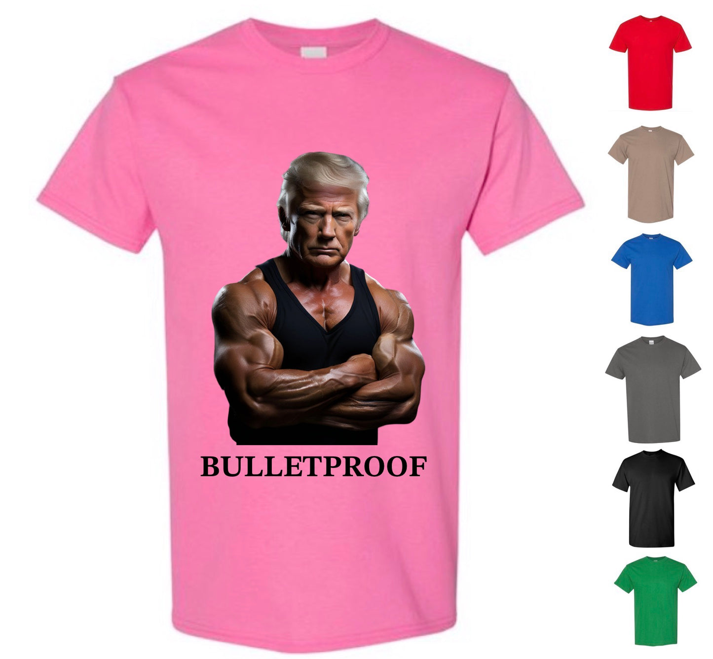 Bulletproof Trump T-Shirt — Free Shipping