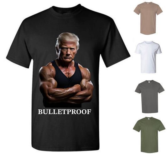 Bulletproof Trump T-Shirt — Free Shipping