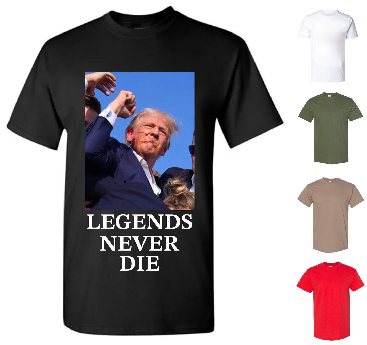 Legends Never Die T-Shirt — Free Shipping