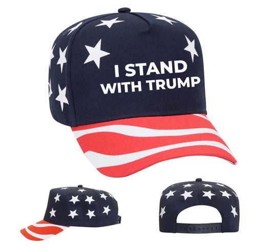 I Stand With Trump Flag Hat (FREE Shipping)