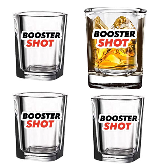 Quadruple Boosted Shot Glass — Pack of 4