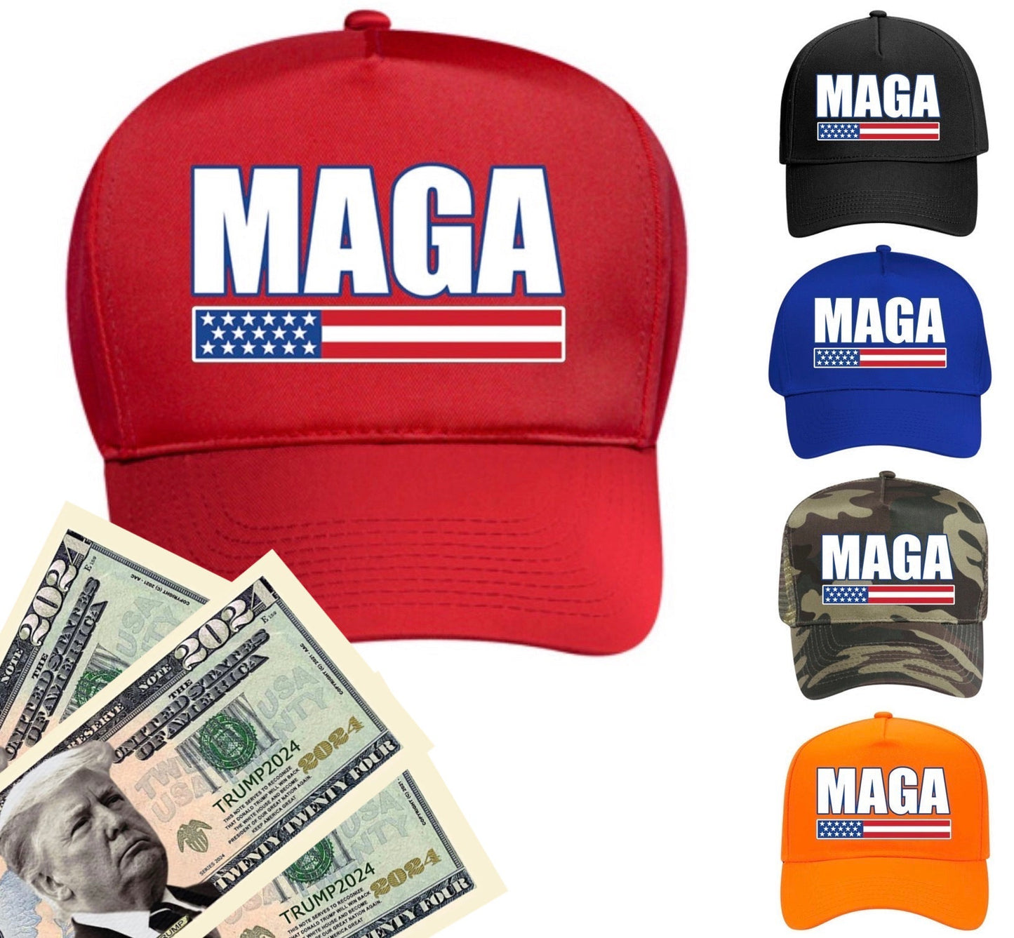 MAGA Hat (3 Free Trump Bucks)