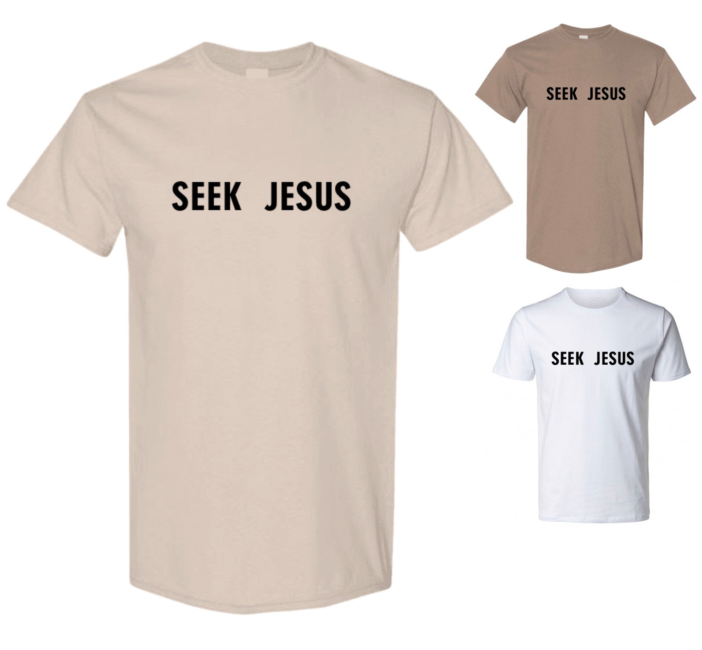 Seek Jesus T-Shirt — Saved By Grace