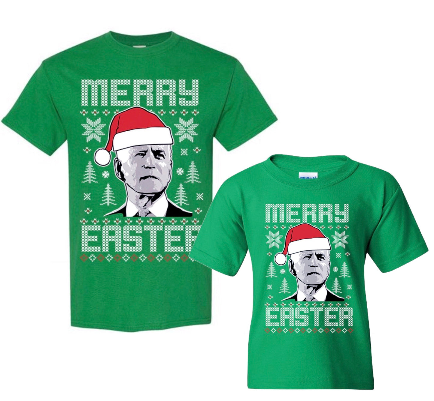 Matching Merry Easter T-Shirts (2 Shirts Per Order)