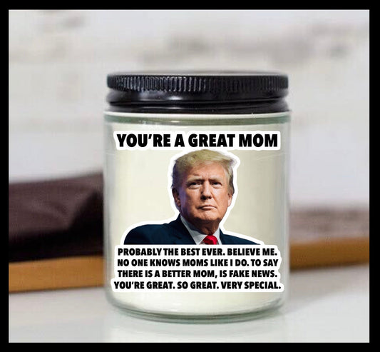 Special Mother's Day Trump Candle