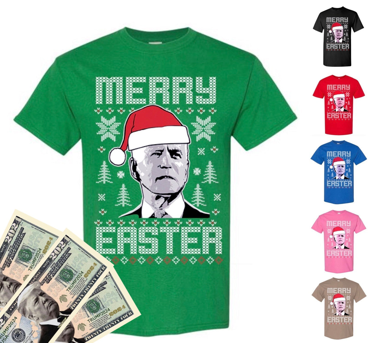 Merry Easter T-Shirt (3 Free Trump Bucks)