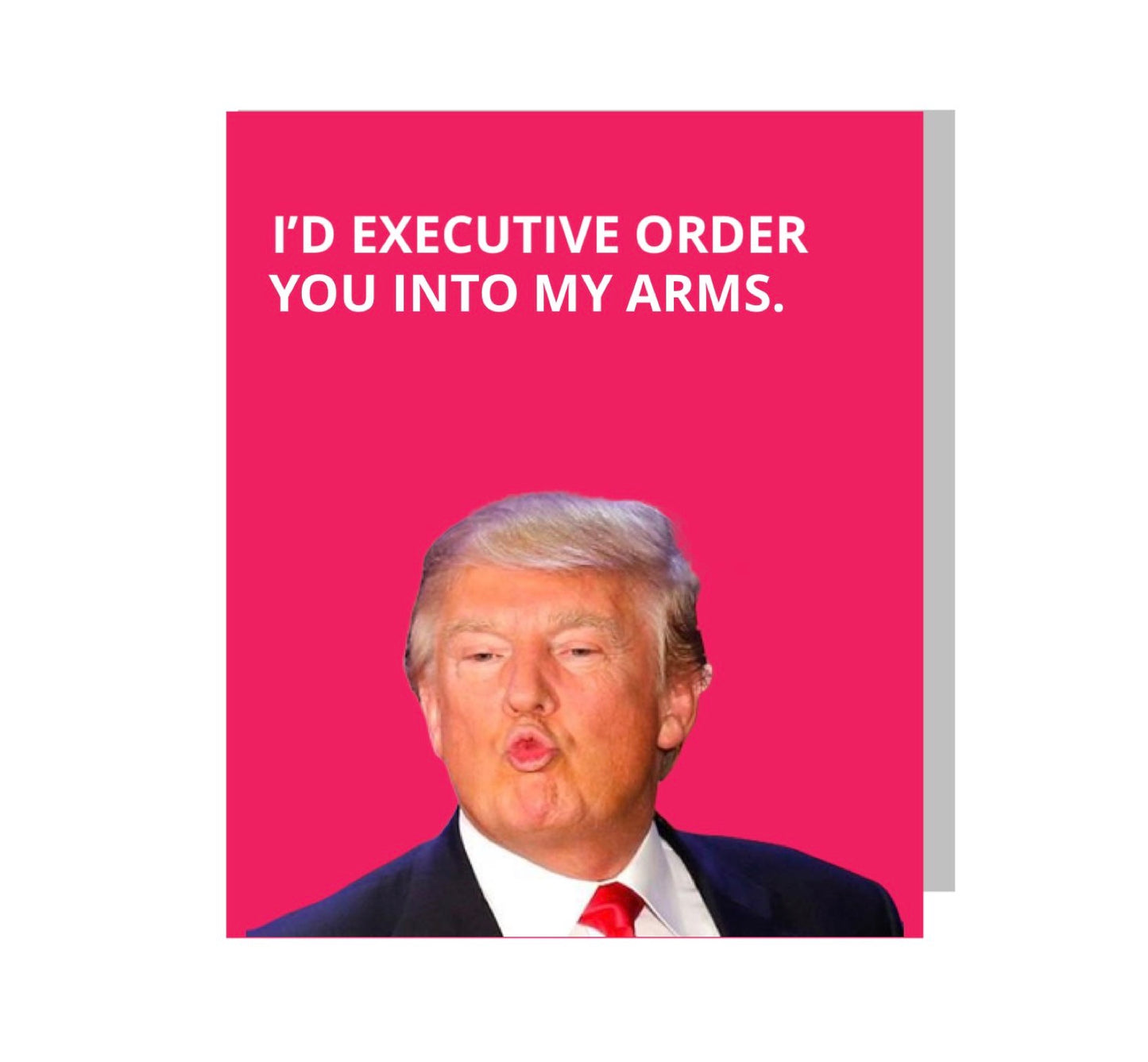 Trump Valentine's Day Greeting Card (FREE Shipping)