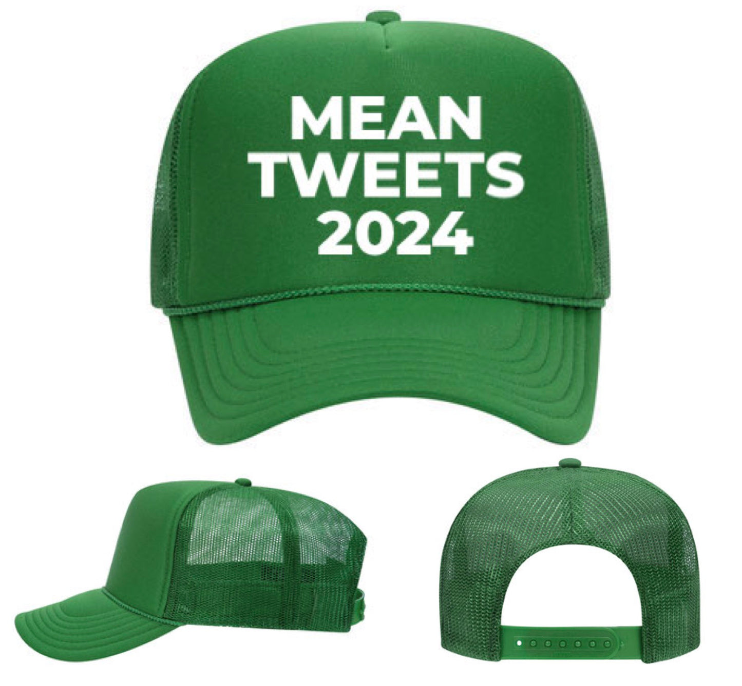 Mean Tweets 2024 Hat, St. Patty's Special Edition (FREE Shipping)