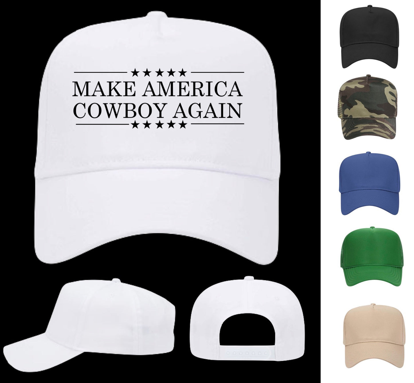 Make American Cowboy Again Hat (FREE Shipping)