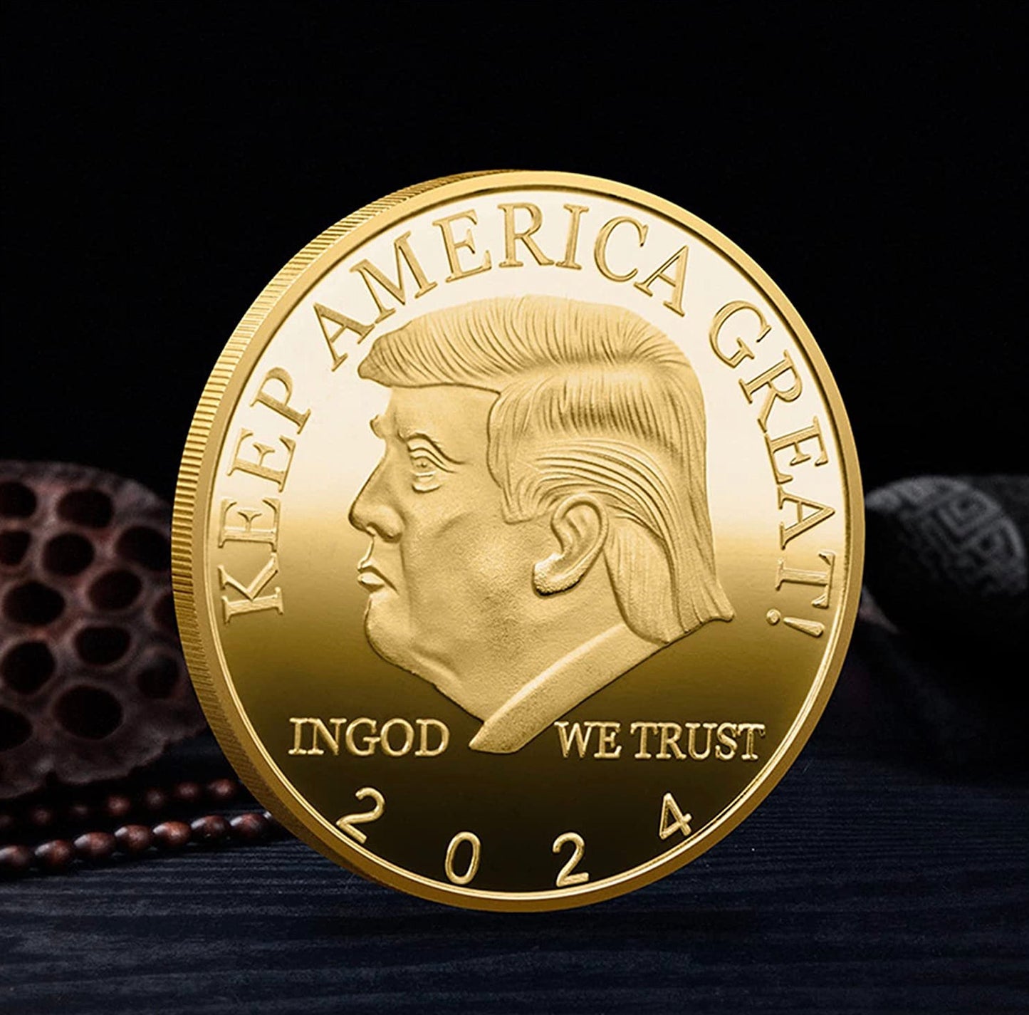 Trump Presidential Gold Coin — Just Pay Shipping