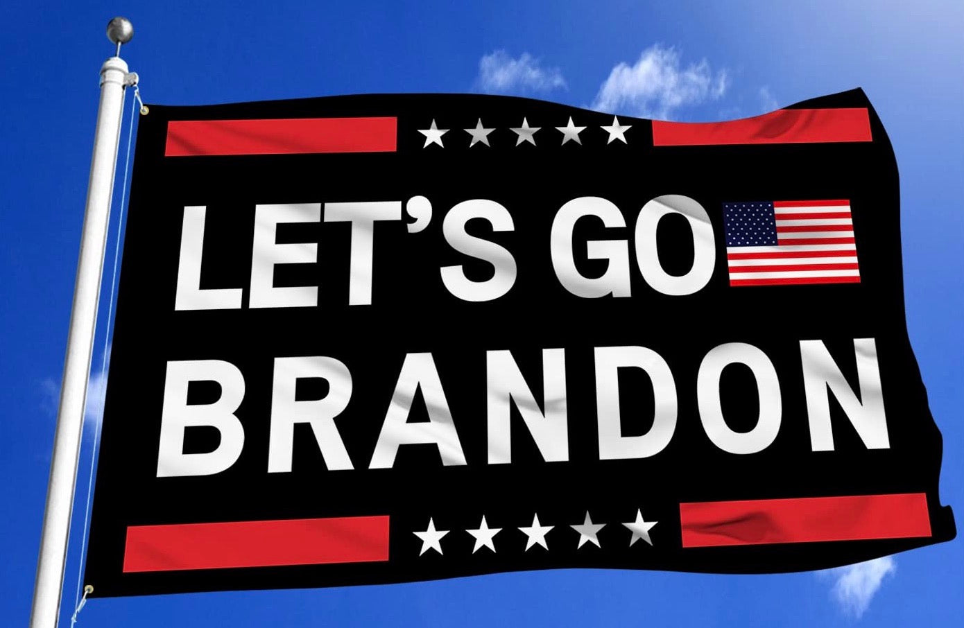 Let's Go Brandon, Full-Size Durable Flag (FREE Shipping)